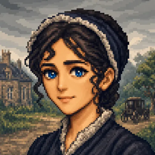 Illustrated interpretation of Mrs. Dashwood