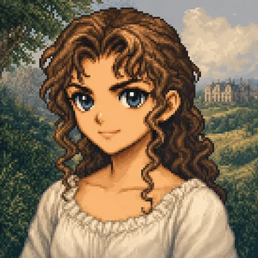 Illustrated interpretation of Marianne Dashwood