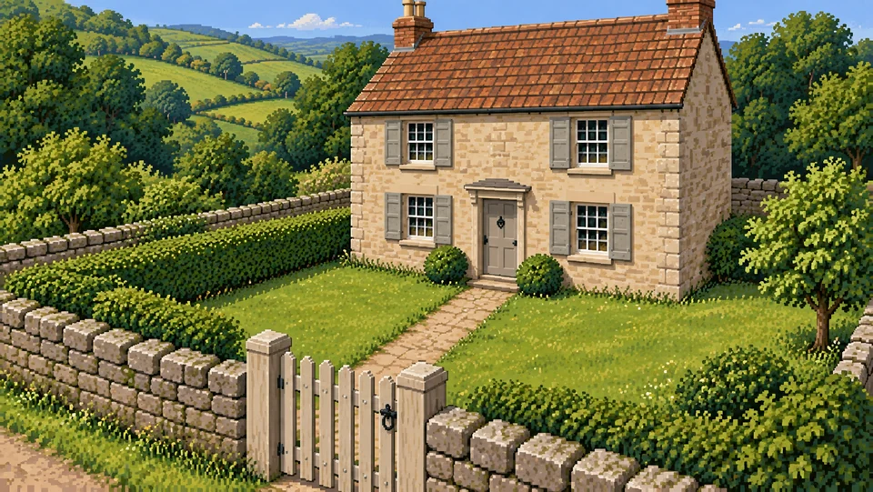 Barton Cottage — Wicket-gate arrival