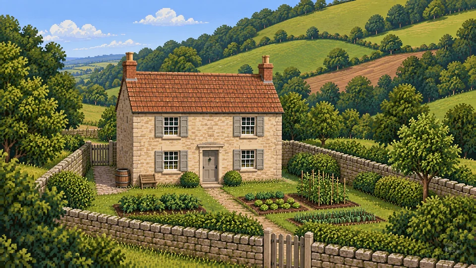 Barton Cottage — The garden