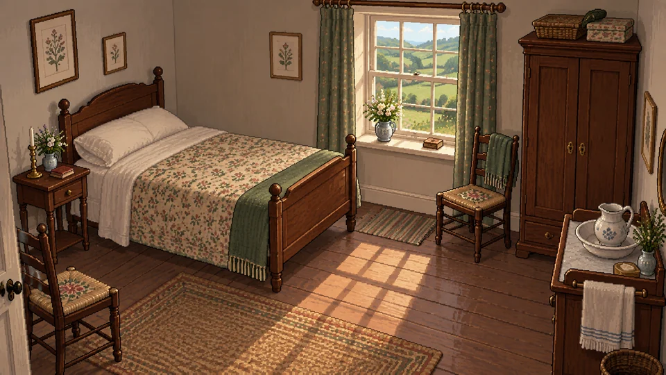 Barton Cottage — Upper bedroom