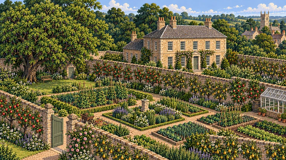 Delaford — Walled fruit garden