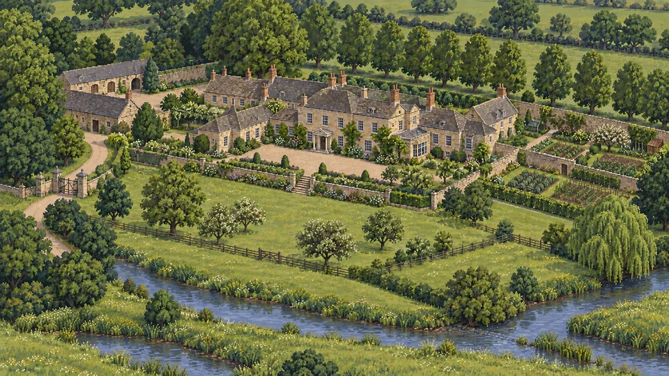 Donwell Abbey — The house