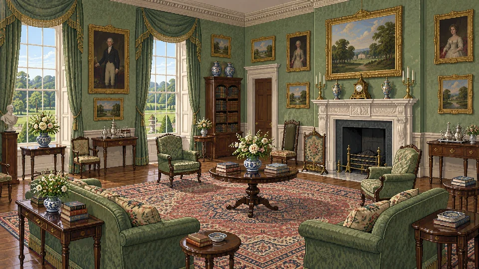 Kellynch Hall — Inside the house