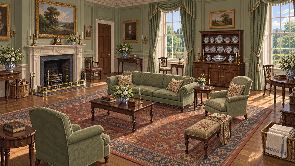 Norland Park — Inside the house