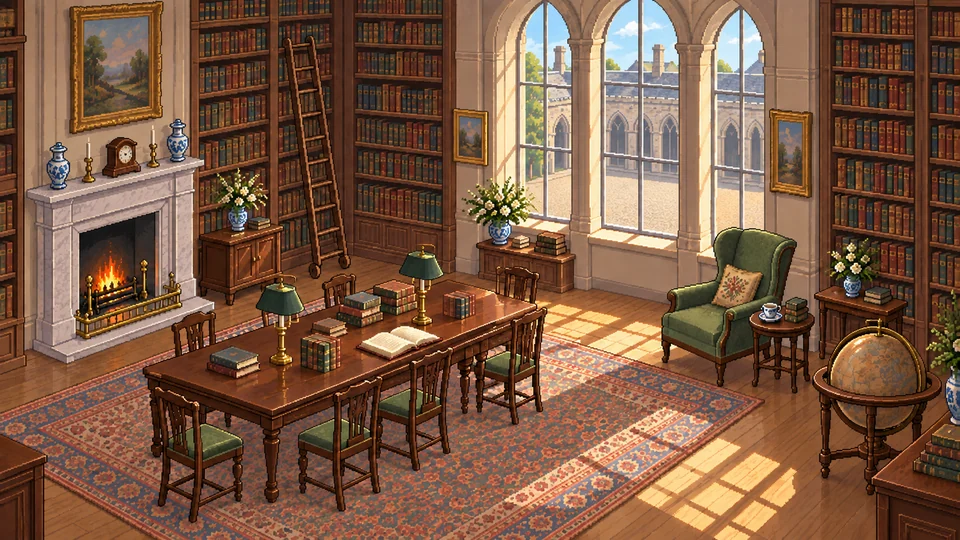 Northanger Abbey — Library