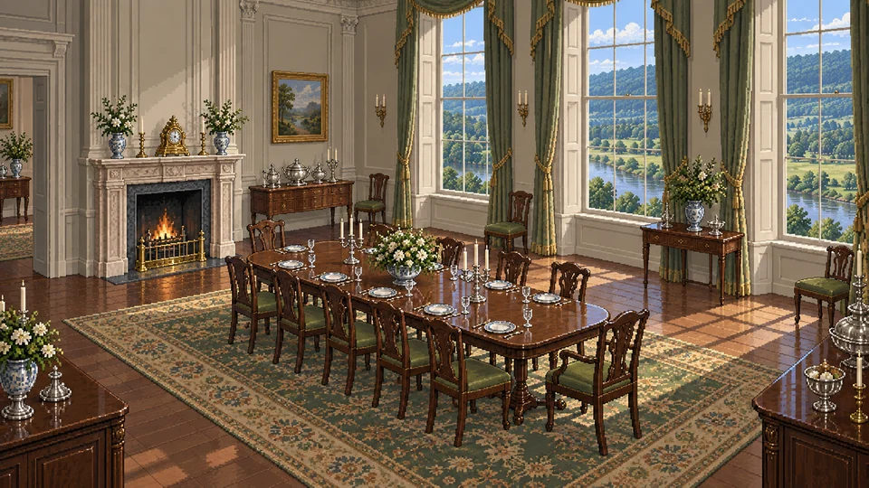 Pemberley — Inside the house