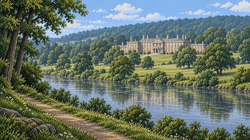 Pemberley — A walk by the water