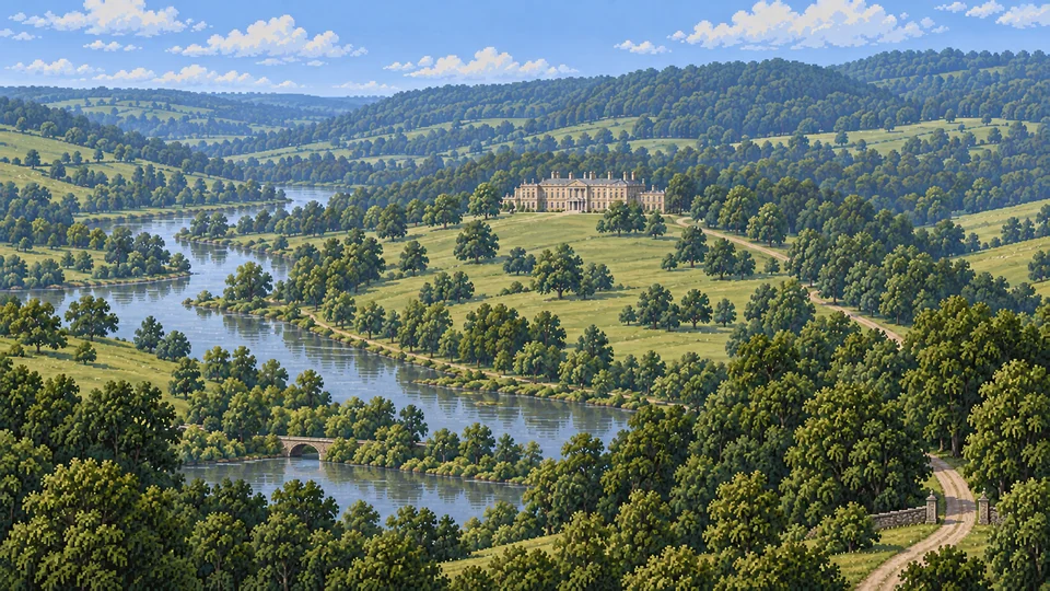 Pemberley — The house and grounds