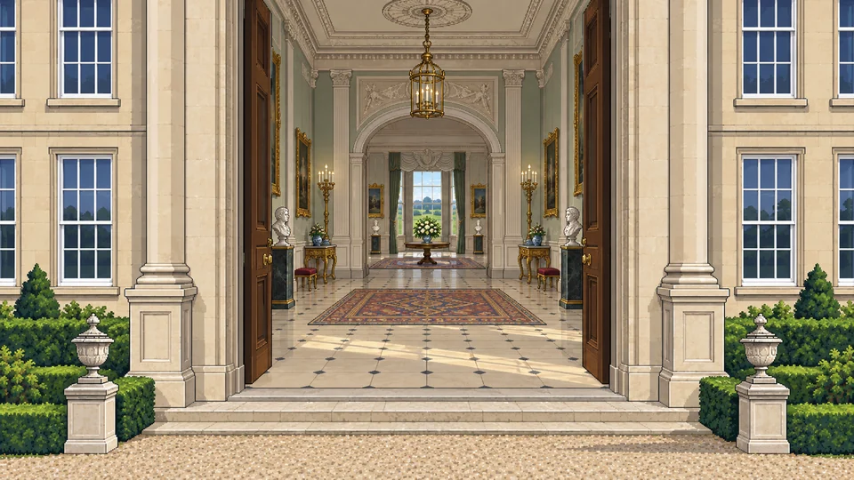 Rosings Park — Entrance and hall