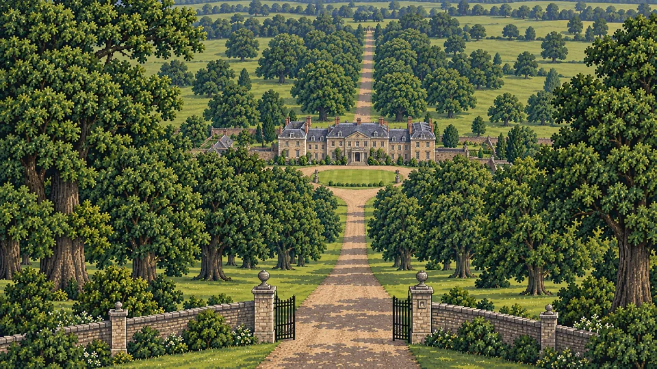 Sotherton Court — Park approach