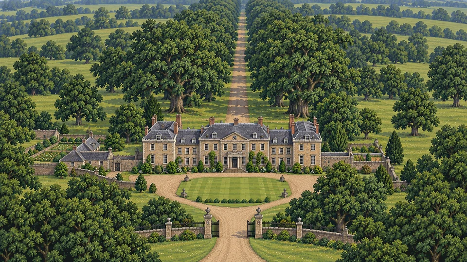 Sotherton Court — Old avenue