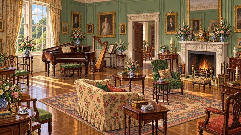 Uppercross — Inside the house