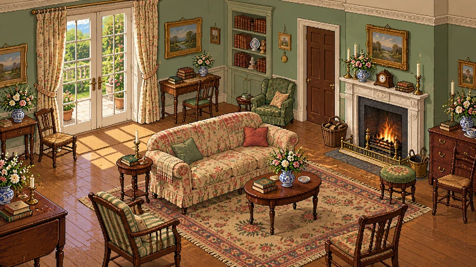 Uppercross — Cottage parlour